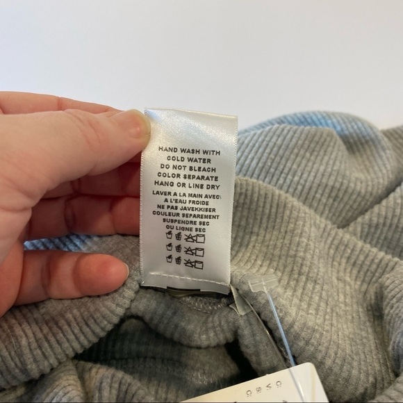 NWT Eri + Ali Anthropologie Cowl Neck Turtleneck Long Sleeve Top Split Back XS - Picture 5 of 8